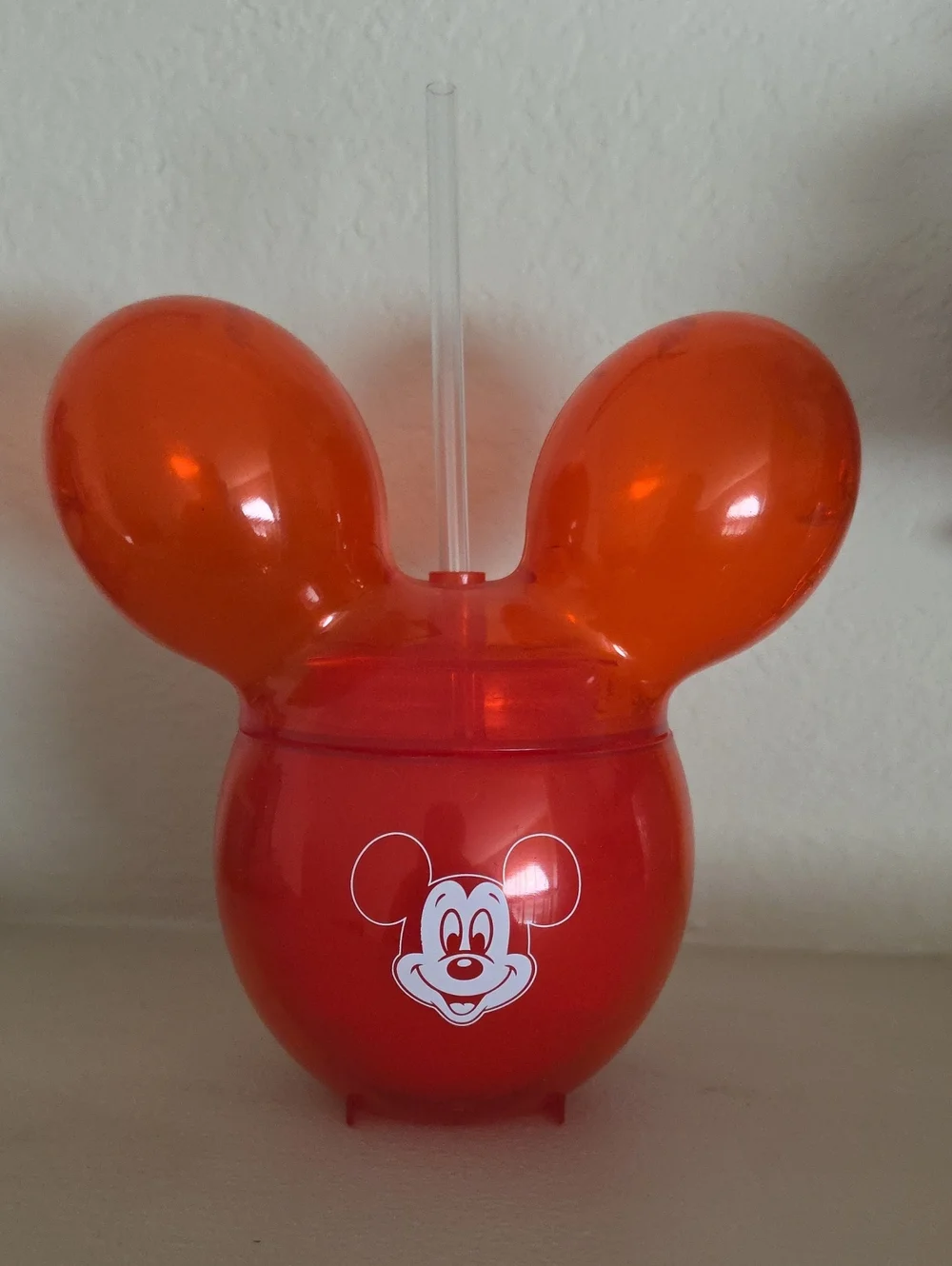 New Disney Parks Exclusive Mickey Mouse Red Balloon Sipper Cup W/ Straw tumbler